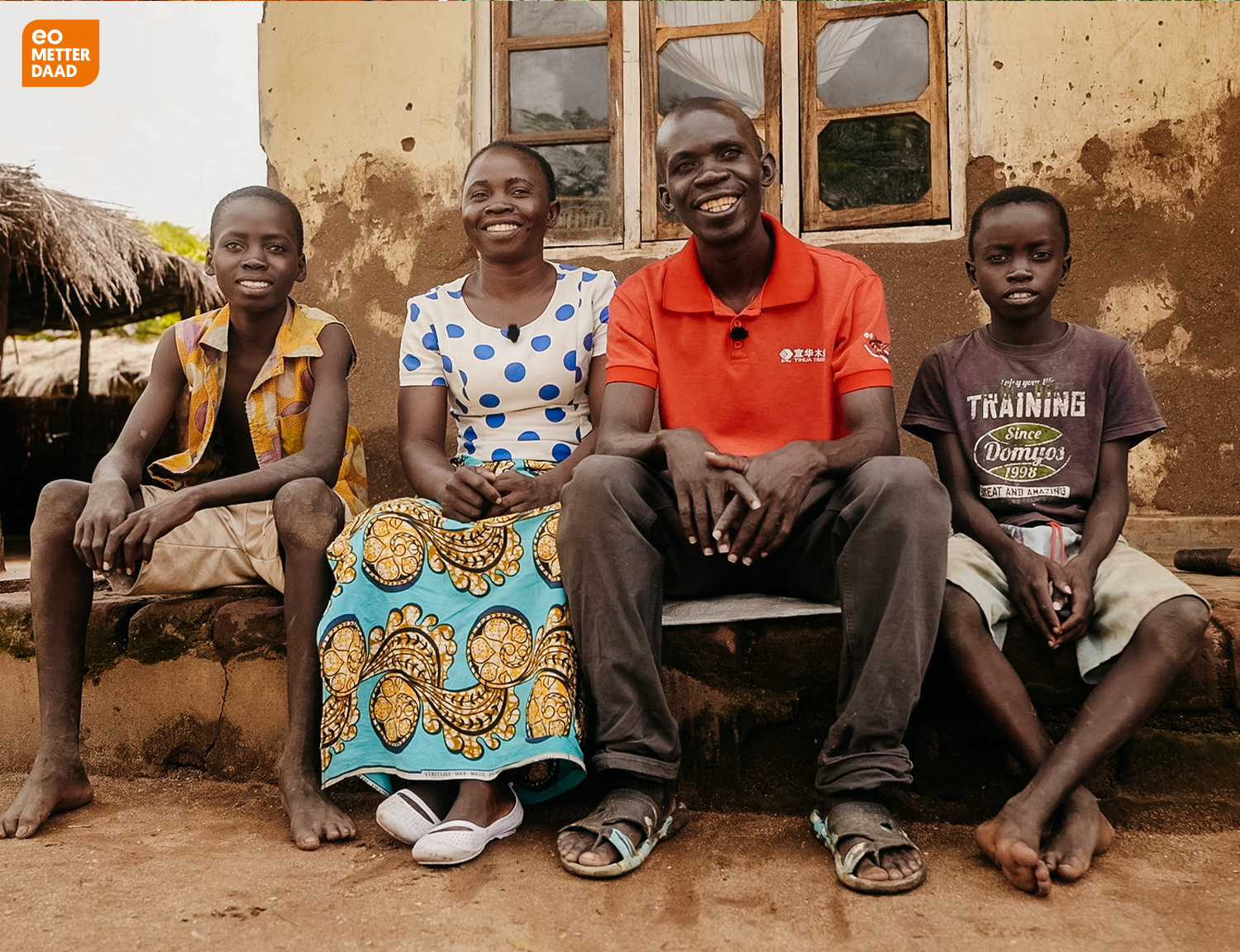 Aflevering 2 Duncan Man en vrouw met hun twee zoons in Malawi