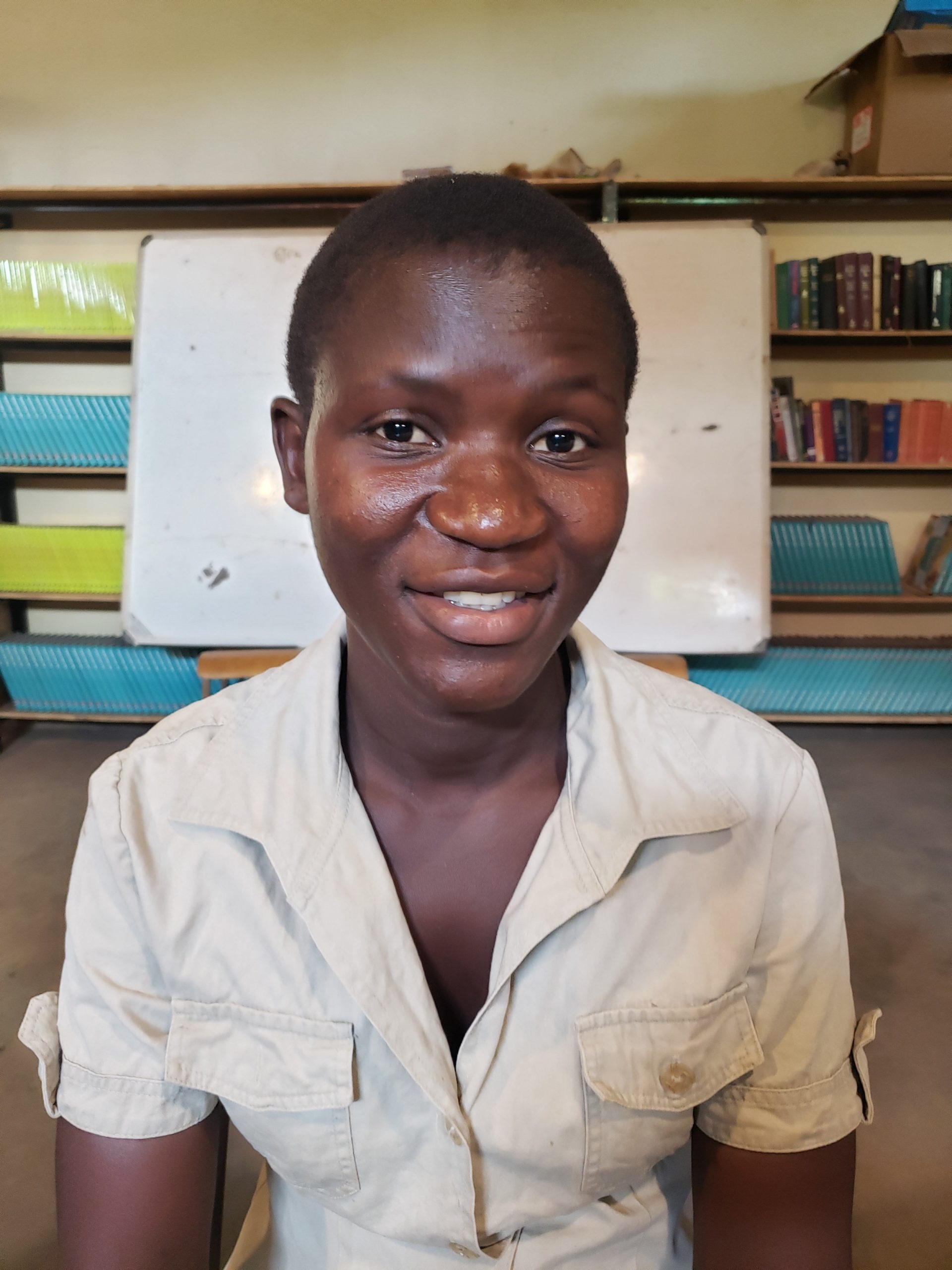 Gloria is medewerker in Malawi