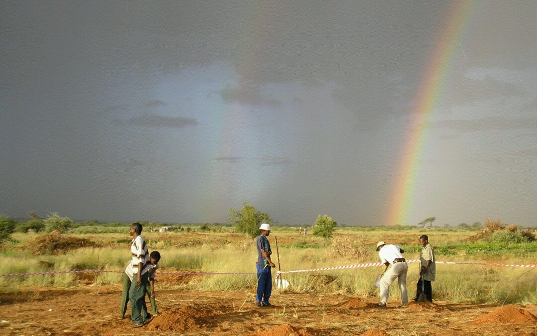 Regen in Namibië