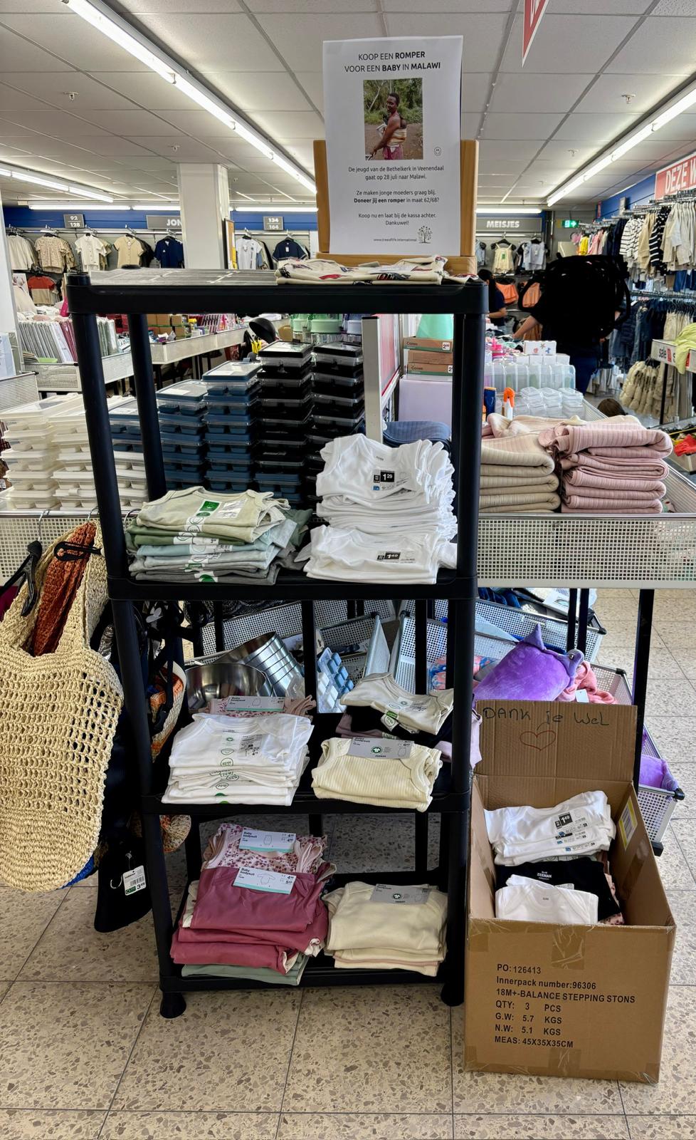 stellingkast in de Zeeman